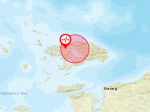 Gempa Terkini M 3,3 Guncang Raja Ampat Papua Barat Daya, Berpusat di Darat