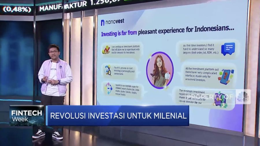 Head of Crypto Strategy Nanovest, Muhammad Yusuf Musa (Tangkapan layar CNBC Indonesia TV)