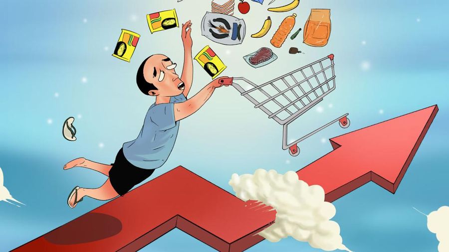Infograrfis, Daftar Negara dengan inflasi tertinggi