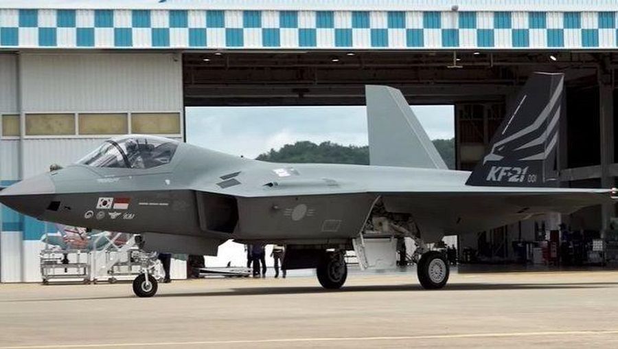 Jet tempur canggih patungan Korea Selatan-Indonesia, KF-21/IF-21 Boramae sukses uji terbang perdana pada 19 Juli 2022. (Dok: Angkatan Udara Republik Korea ) Jet tempur canggih patungan Korea Selatan-Indonesia, KF-21/IF-21 Boramae sukses uji terbang perdana pada 19 Juli 2022. (Dok: Angkatan Udara Republik Korea )