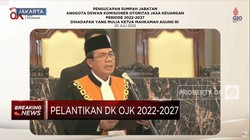 Sah! MA Resmi Lantik Dewan Komisaris OJK Periode 2022-2027