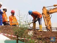 Potret Pipa Gas yang Bocor Milik PGN di MT Haryono