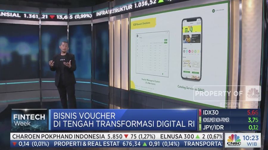 fintech week (Tangkapan layar CNBC Indonesia TV)