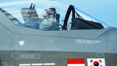 Jet tempur canggih patungan Korea Selatan-Indonesia, KF-21/IF-21 Boramae sukses uji terbang perdana pada 19 Juli 2022. (Dok: Angkatan Udara Republik Korea )