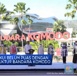 Jokowi Resmikan Bandara Komodo, Akui Belum Puas