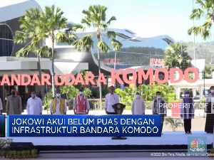 Jokowi Resmikan Bandara Komodo, Akui Belum Puas