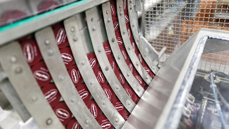 Pabrik es krim Haagen-Dazs dari General Mills di Arras, Prancis. (Getty Images/Sylvain Lefevre)