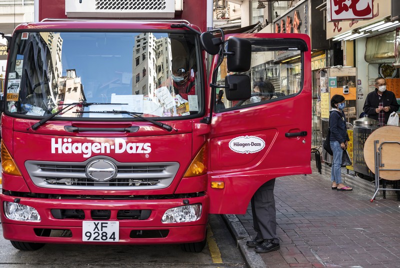 Pabrik es krim Haagen-Dazs dari General Mills di Arras, Prancis. (Getty Images/Sylvain Lefevre)