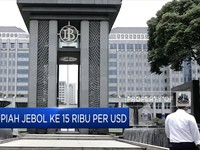 Rupiah Jebol, Tembus Rp 15 Ribu Per Dollar AS