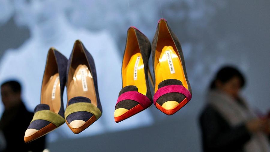 Sepatu Manolo Blahnik (REUTERS/Joshua Lott)