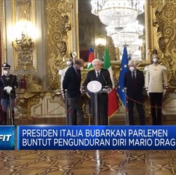 Mario Draghi Mengundurkan Diri, Parlemen Italia Dibubarkan?