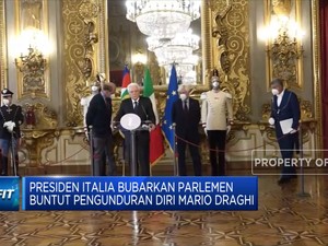 Mario Draghi Mengundurkan Diri, Parlemen Italia Dibubarkan?