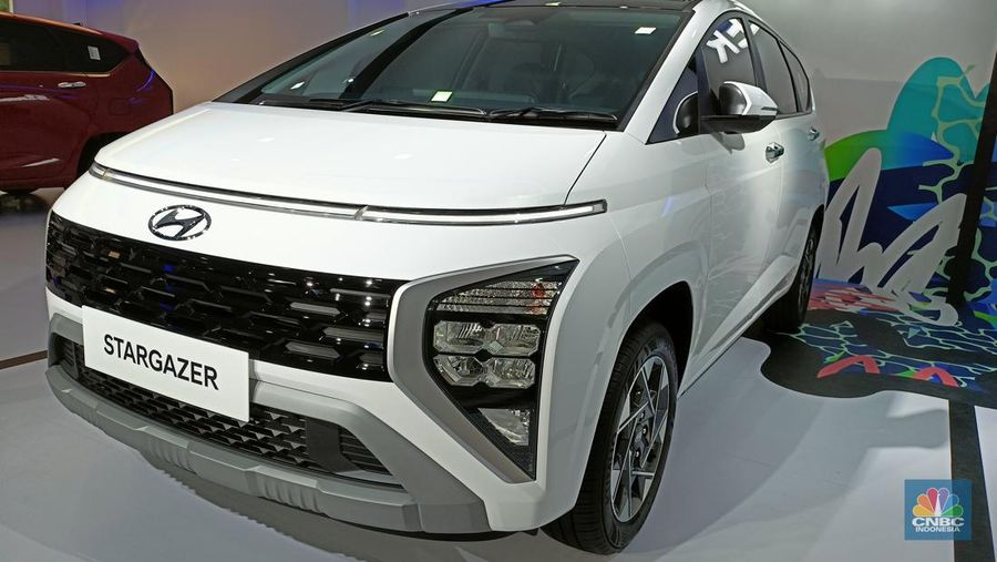 Hyundai resmi memperkenalkan Stargazer sebagai MPV terbarunya di Hyundai Driving Experience di SCBD Sudirman, Jumat (22/7/22). (²©²ÊÍøÕ¾/Ferry Sandi)