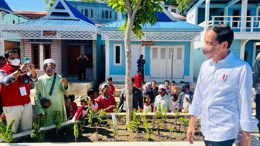 Jokowi kunjungan kerjanya di hari kedua di Labuan Bajo, Kabupaten Manggarai Barat, Jumat, 22 Juli 2022