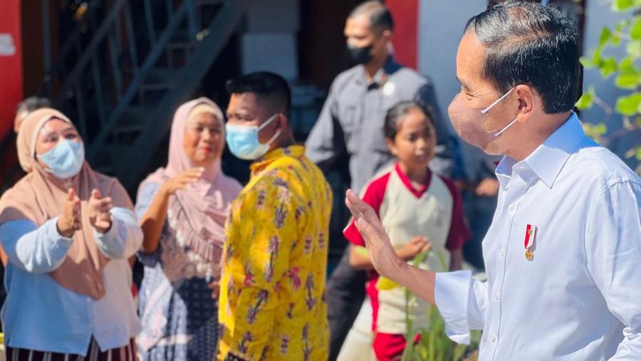 Jokowi kunjungan kerjanya di hari kedua di Labuan Bajo, Kabupaten Manggarai Barat, Jumat, 22 Juli 2022