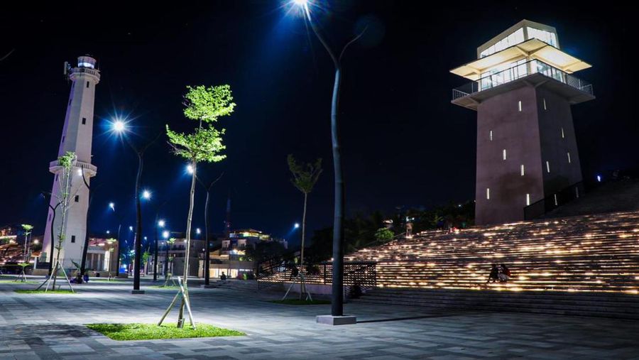 Presiden Joko Widodo meresmikan Penataan Kawasan Waterfront Marina dan Sistem Pengelolaan Sampah Warloka yang dipusatkan di Waterfront Marina, Kamis (21/7/2022). (Dok: PUPR)