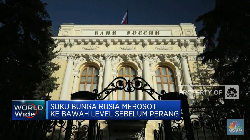 Bank Sentral Rusia Lawan Arus, Pangkas Suku Bunga 150 Bps