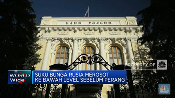 Bank Sentral Rusia Lawan Arus, Pangkas Suku Bunga 150 Bps