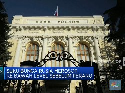Bank Sentral Rusia Lawan Arus, Pangkas Suku Bunga 150 Bps