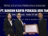 Listing di BEI, Saham KRYA Lompat 8%