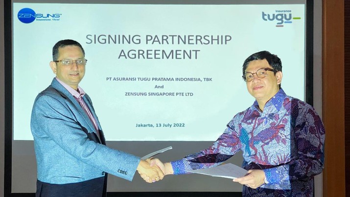 T Asuransi Tugu Pratama Indonesia, Tbk (Tugu Insurance) terus memperkuat digitalisasi dalam memberikan layanan terbaik bagi pelanggan, salah satunya melalui perpanjangan kerja sama pengembangan aplikasi t drive dan t friends dengan Zensung Pte Ltd (Zensung), sebuah perusahaan teknologi berbasis diSingapura. T Asuransi Tugu Pratama Indonesia, Tbk (Tugu Insurance) terus memperkuat digitalisasi dalam memberikan layanan terbaik bagi pelanggan, salah satunya melalui perpanjangan kerja sama pengembangan aplikasi t drive dan t friends dengan Zensung Pte Ltd (Zensung), sebuah perusahaan teknologi berbasis diSingapura.