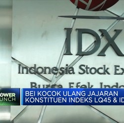 BEI Kocok Ulang Jajaran Konstituen Indeks LQ45 & IDX30
