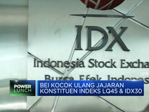 BEI Kocok Ulang Jajaran Konstituen Indeks LQ45 & IDX30