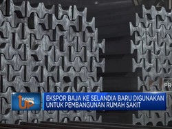 Pertama Kali, RI Ekspor 3.800 Ton Baja ke Selandia Baru
