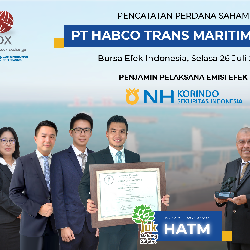 Debut di BEI, Saham HATM Naik Tipis Eh Terus Ambles