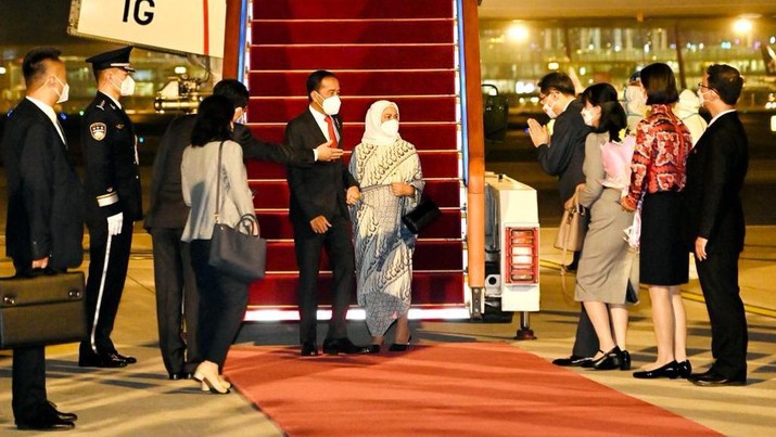 Jokowi tiba di Beijing (Dok: Biro Pers Sekretariat Presiden)