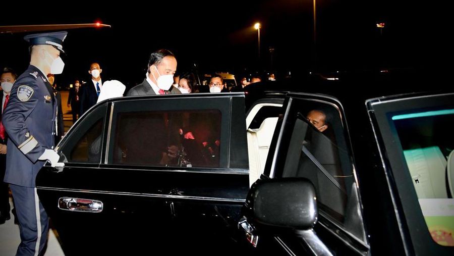Jokowi tiba di Beijing (Dok: Biro Pers Sekretariat Presiden)