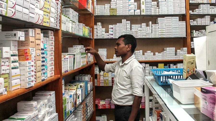 Krisis obat-obatan di Kolombo, Sri Lanka (AFP via Getty Images)