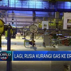 Lagi, Rusia Kurangi Aliran Gas ke Eropa