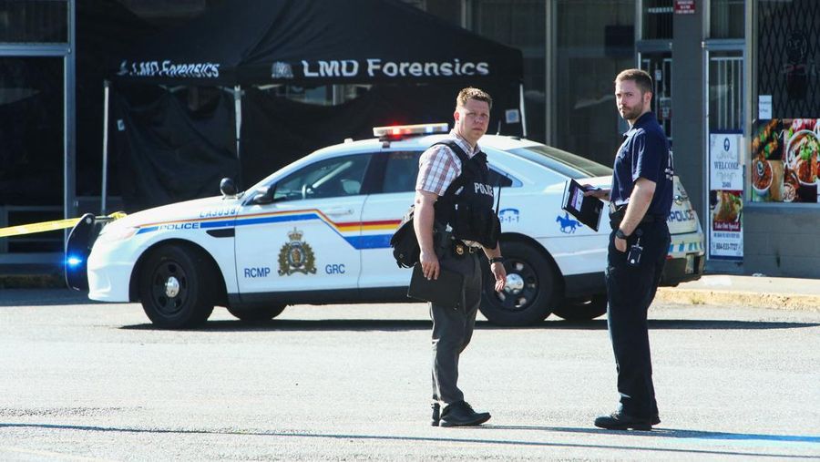 Sedikitnya tiga orang tewas dan dua lainnya luka-luka akibat insiden penembakan massal terjadi di kota dekat Vancouver, Kanada, pada Senin (25/7) waktu setempat.  (REUTERS/JESSE WINTER)