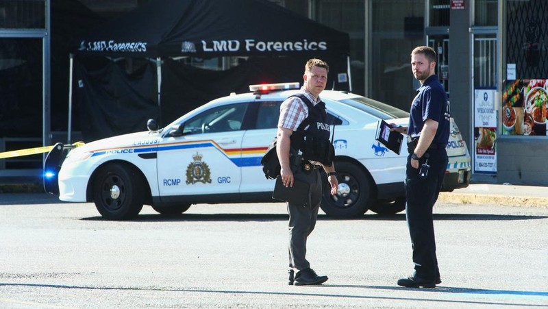 Sedikitnya tiga orang tewas dan dua lainnya luka-luka akibat insiden penembakan massal terjadi di kota dekat Vancouver, Kanada, pada Senin (25/7) waktu setempat.  (REUTERS/JESSE WINTER)
