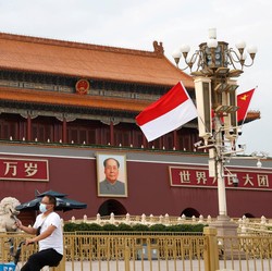 Kronologi Merah Putih Berkibar di Kota Terlarang China