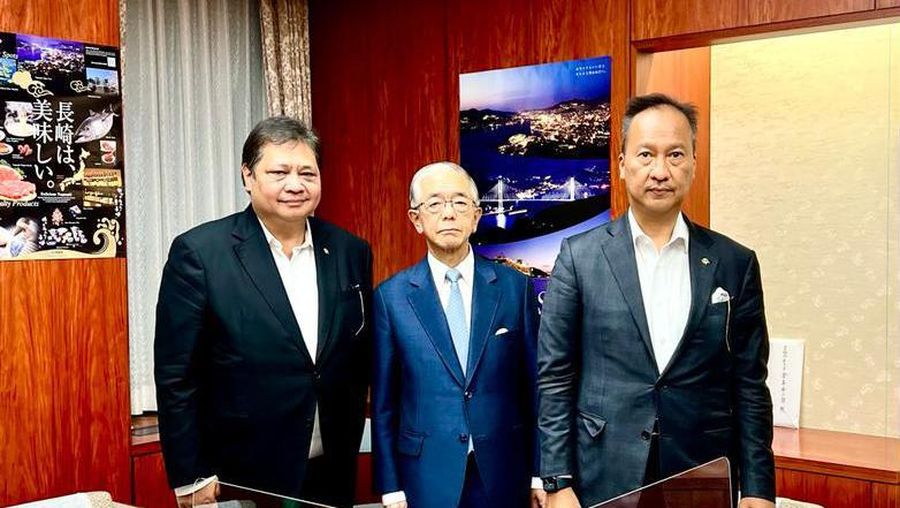 Airlangga dan Menteri KKP Jepang (Dok: Kemenko)