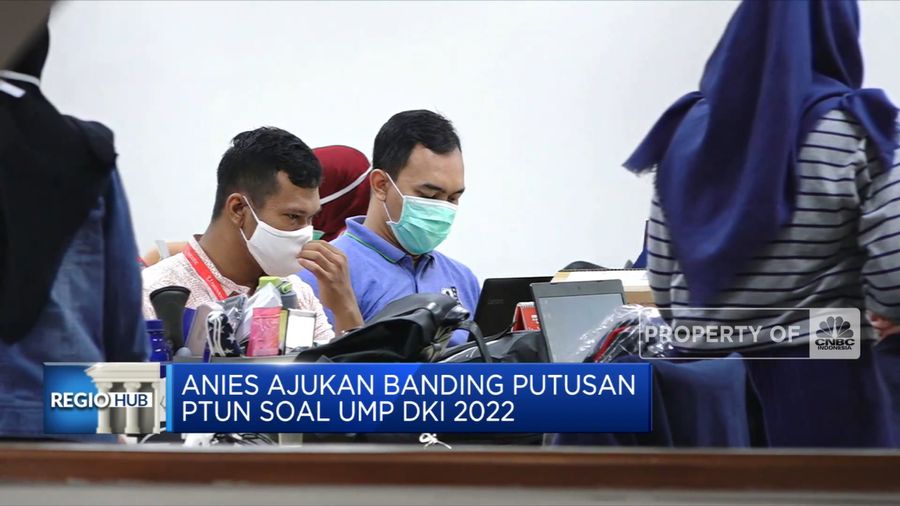 Anies Ajukan Banding Putusan  PTUN soal UMP DKI 2022