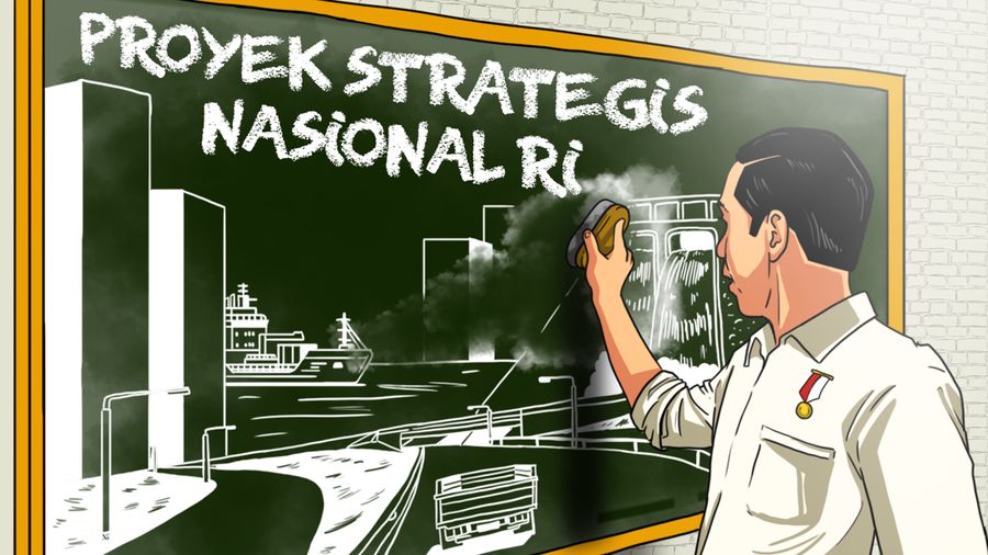 Daftar 8 Proyek Strategis Nasional yang Dicoret Jokowi