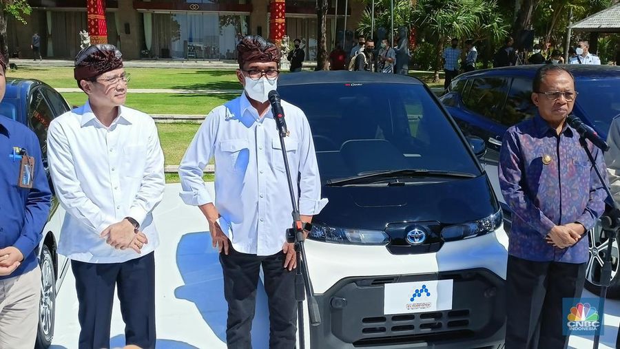EV Smart Mobility di Nusa Dua Bali (CNBC Indonesia/Ferry Sandi)