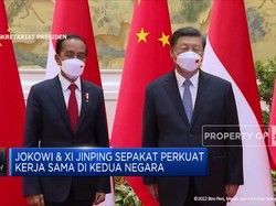Jokowi & Xi Jinping "Kopdar" di Beijing, Bahas Apa?