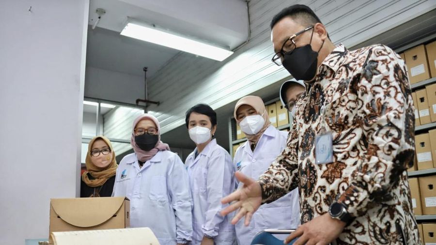 Kementerian Pendayagunaan Aparatur Negara dan Reformasi Birokrasi (PANRB) bersama Arsip Nasional Republik Indonesia (ANRI) telah memprakarsai pelindungan dan penyelamatan arsip dalam penanganan Covid-19. (Dok: Kemenpanrb)