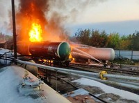 Ukraina Balas Dendam, Depot Minyak yang Diduduki Rusia Hancur