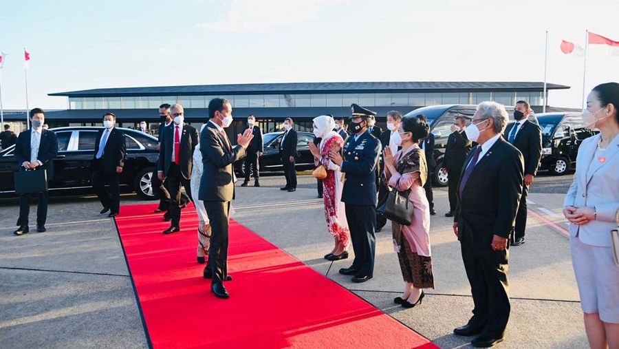 Presiden Joko Widodo dan Ibu Iriana Joko Widodo melanjutkan kunjungan kerjanya ke Seoul, Korea Selatan pada Rabu petang, 27 Juli 2022. (Dok: Biro Pers Sekretariat Presiden)