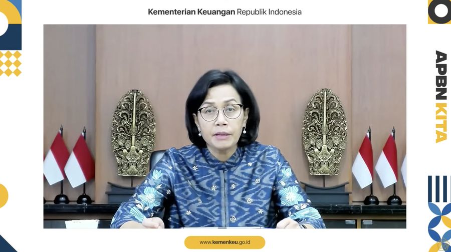 Sri Mulyani (Tangkapan kayar youtube Kemenkeu RI)