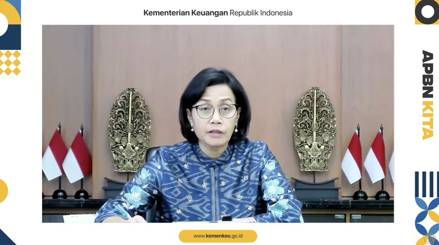 Sri Mulyani (Tangkapan kayar youtube Kemenkeu RI)