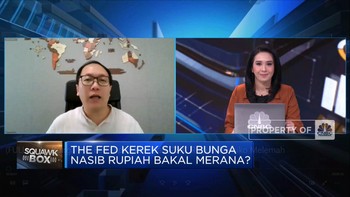 Bunga The Fed Diproyeksi Naik 75 Bps,Rupiah Berisiko Melemah?