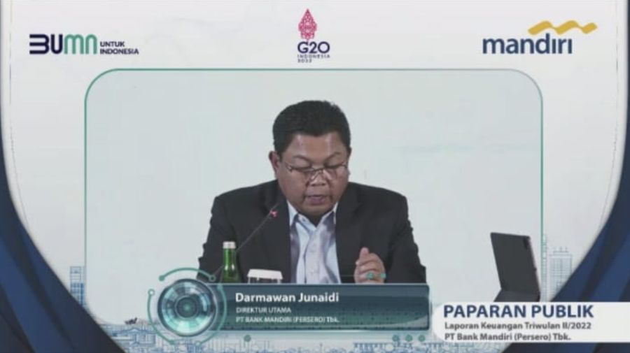 Dirut Bank Mandiri Darmawan Junaidi
