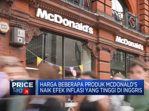 Inflasi Menggila, Harga Burger McDonald's di Inggris Naik 20%
