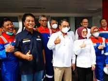 Menteri ESDM Kunjungi Proyek Gas JTB di Jawa Timur